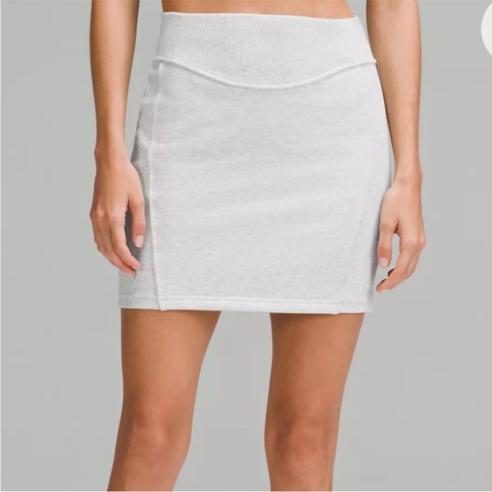 Scuba High-Rise Mini Skirt - Picture 2 of 7